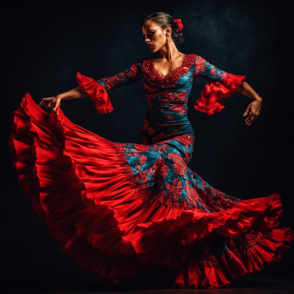 Flamenco Dancer - AI Generated Artwork - NightCafe Creator