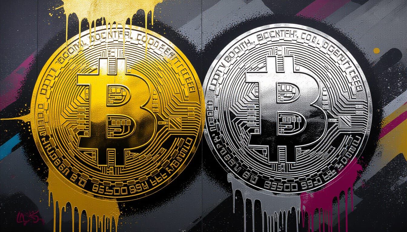 surreal portrait of a woman whose face is subtly melting into a vibrant, abstract pattern. The smooth, dreamlike shading and soft edges are ...