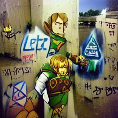 Legend of Zelda graffiti