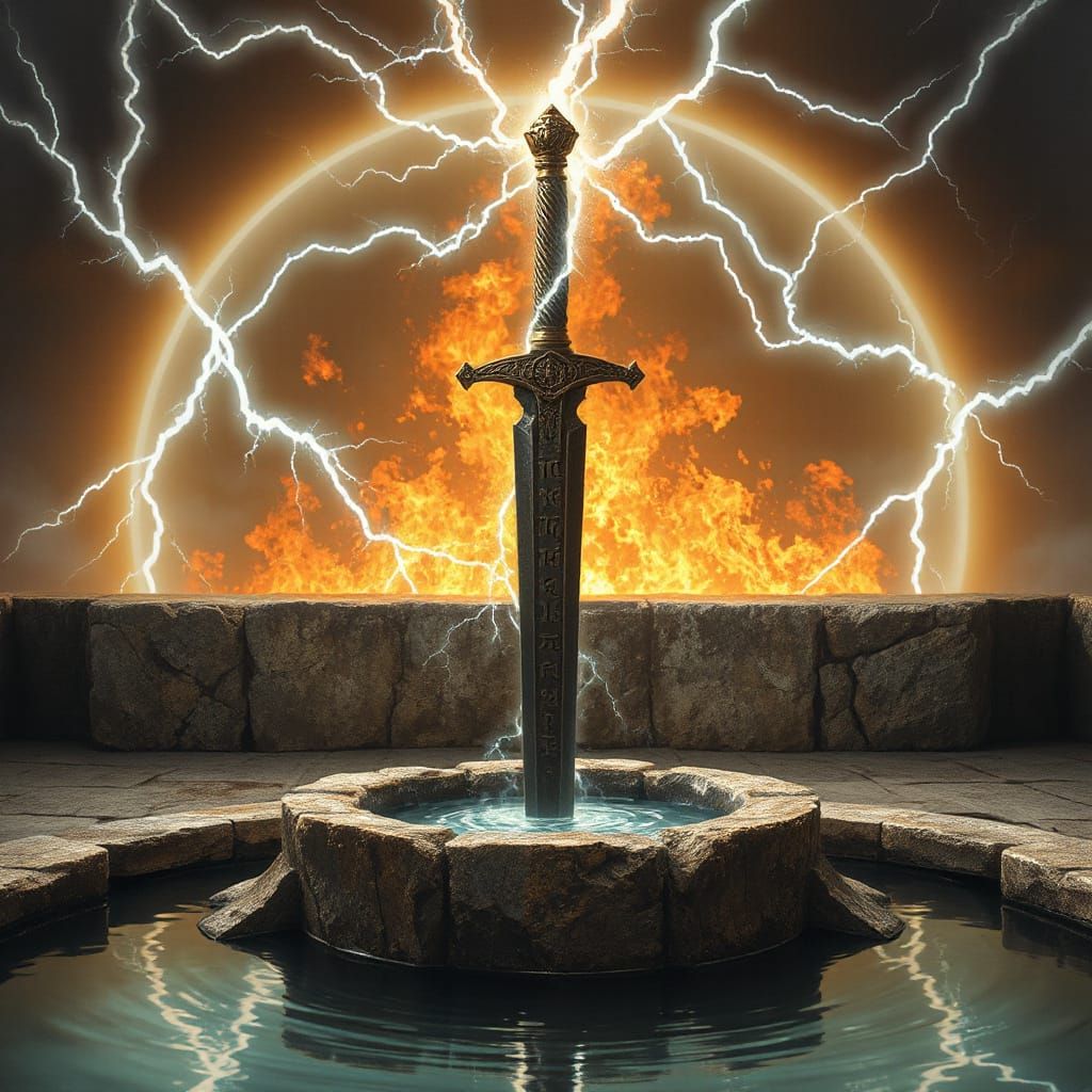 The Sword of Pancha Bhutas  by @Vic Williams