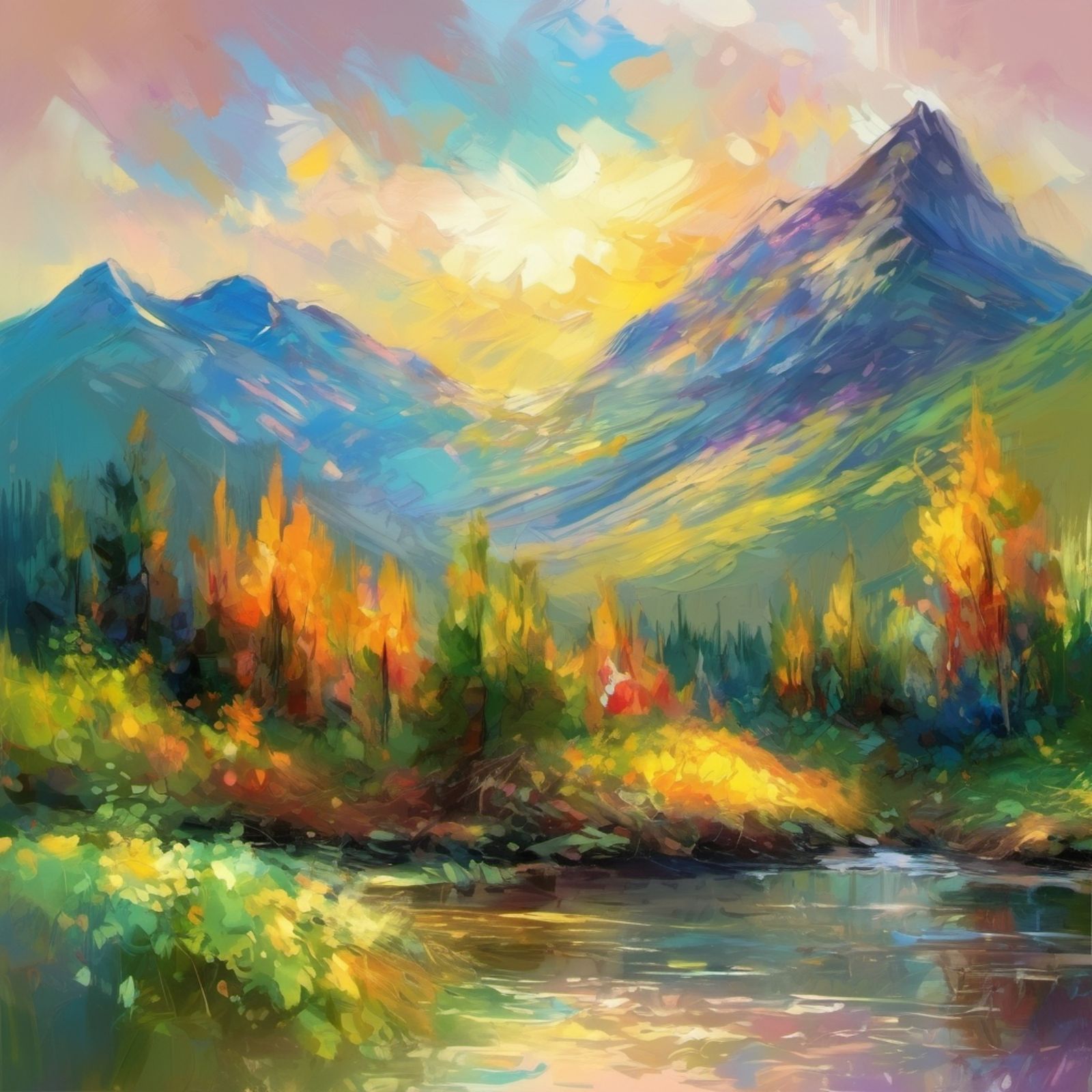 Naturaleza, acuarela