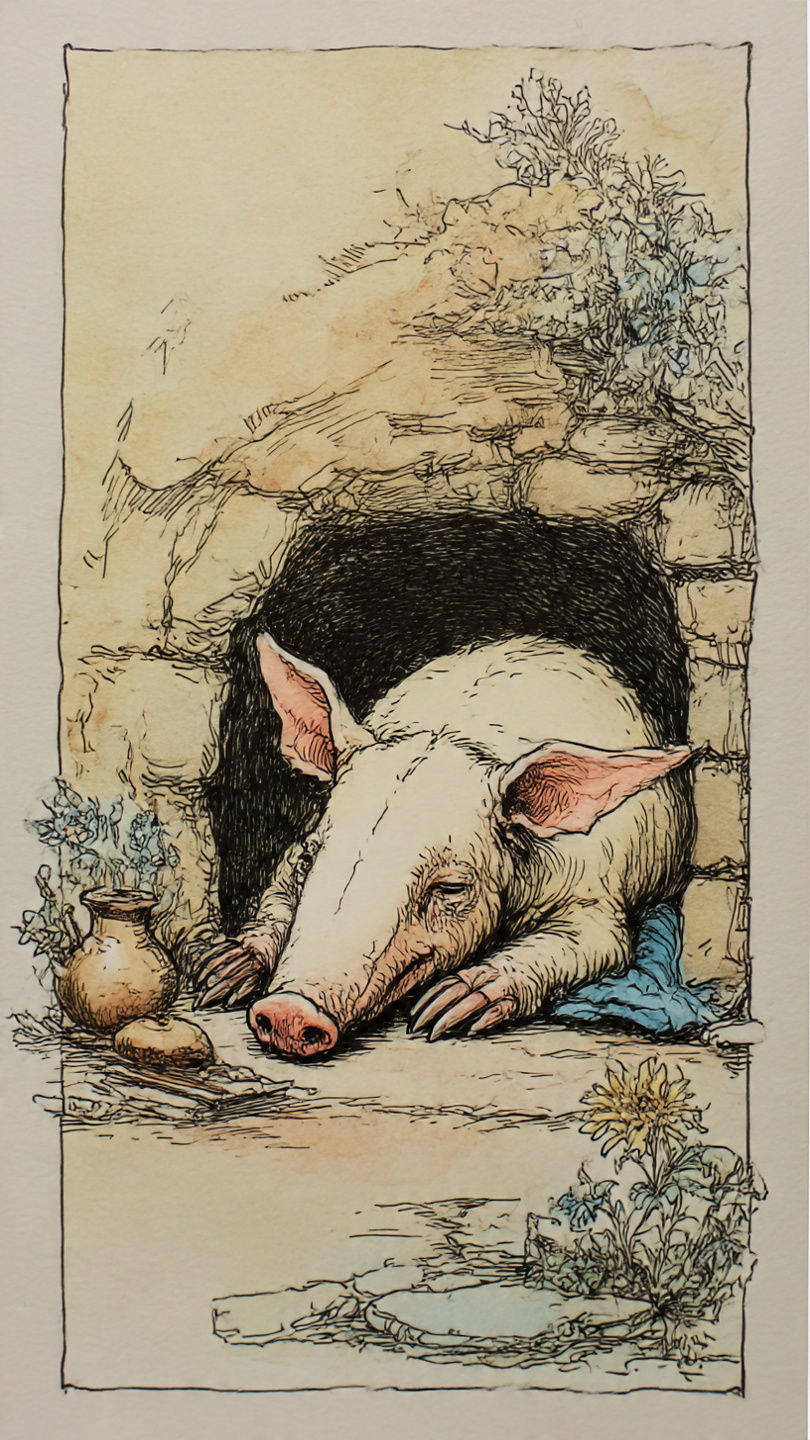 Aardvark sleeping 🐹 02