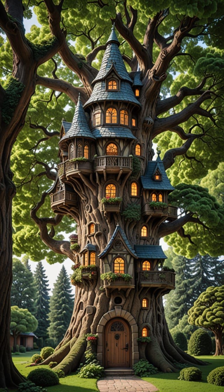 Castle-Tree  by @Dr T