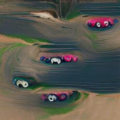 A bunch of Miatas