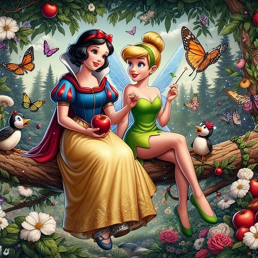 Snow White and Tink