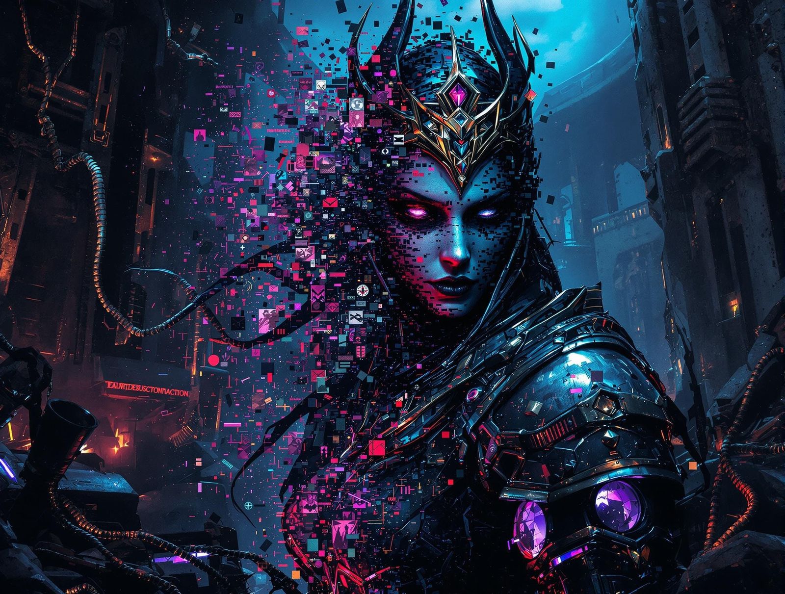 Matrix crumbling   by @MayevKat