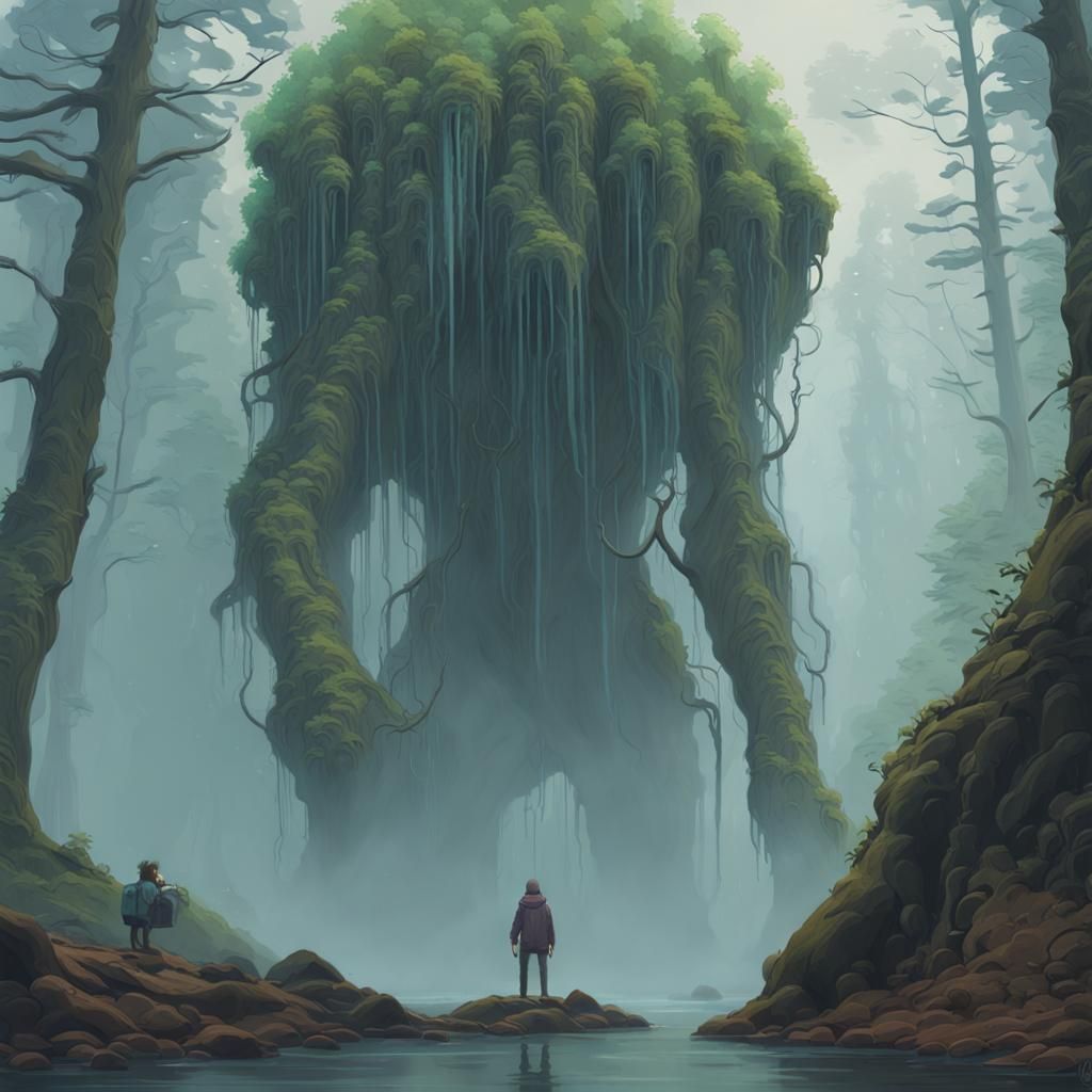 Highly detailed and fantastical digital artwork depicting a ...