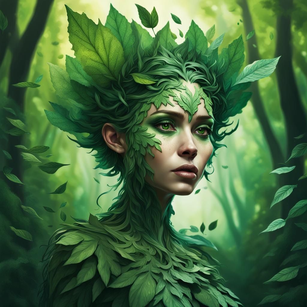 Beautiful Forest Sylph - Ai Generated Artwork - Nightcafe Creator