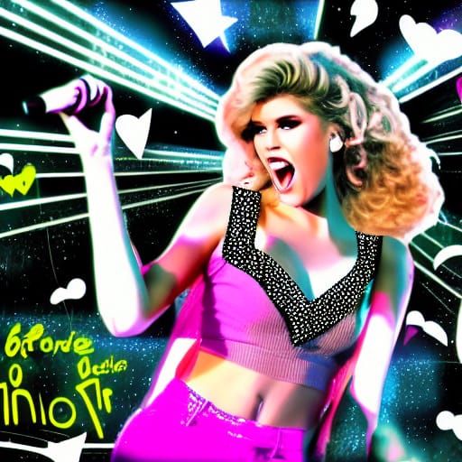 In case I ever go back in time and make an 80s pop album