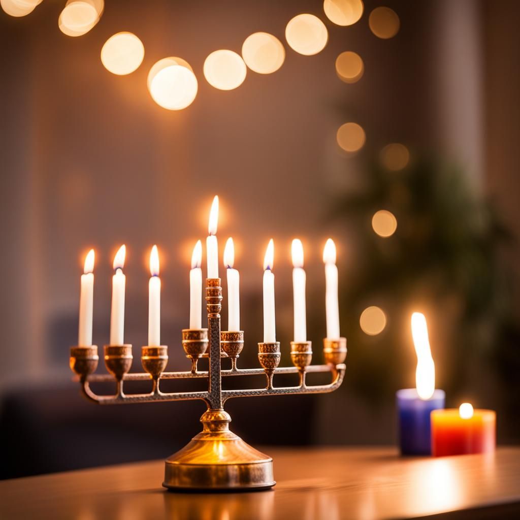 Miracle of Hanukkah AI Generated Artwork NightCafe Creator
