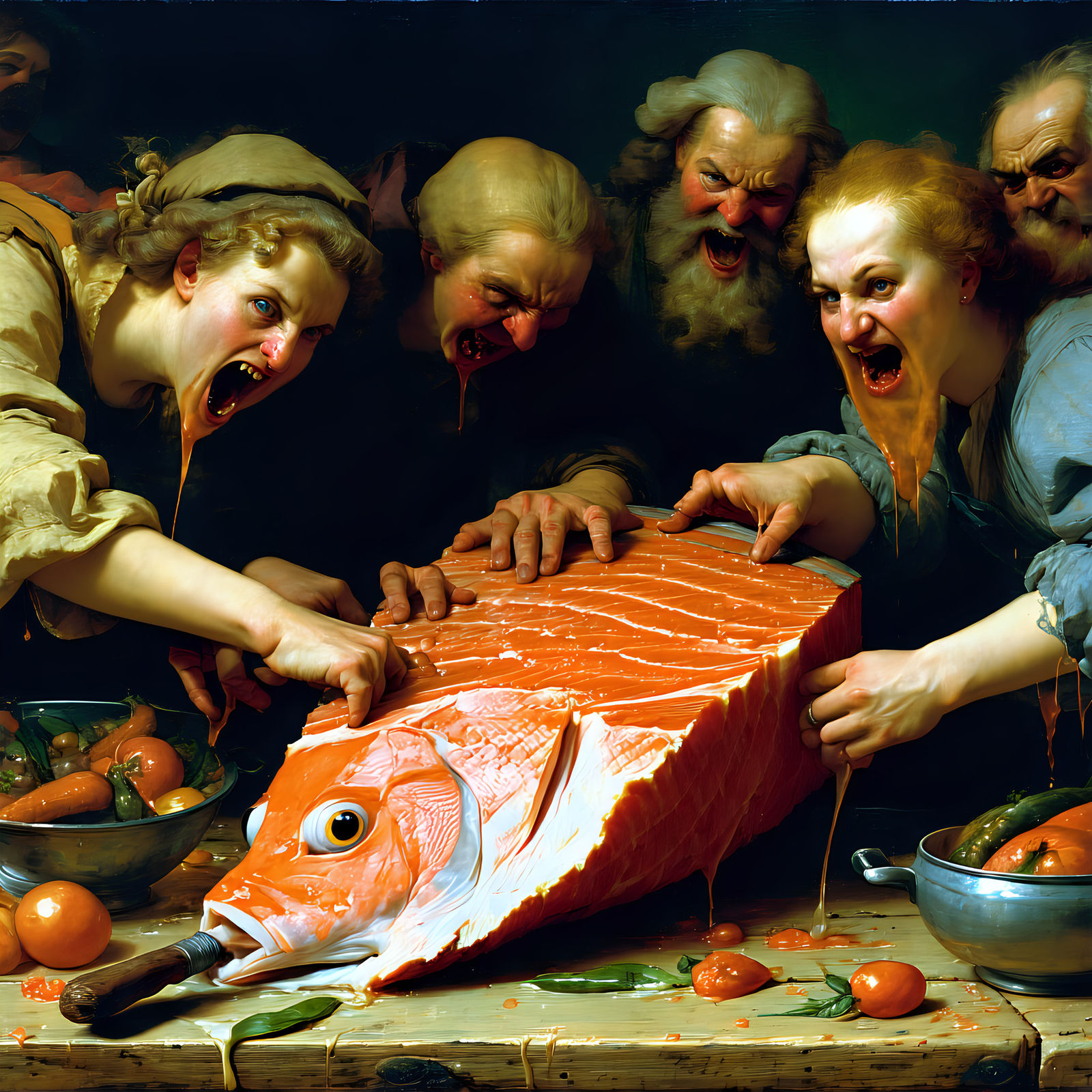 mad hungry people by Huybrecht Beukeleer