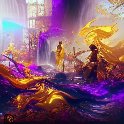 purple garden of midas