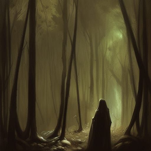 Dark Forest - AI Generated Artwork - NightCafe Creator