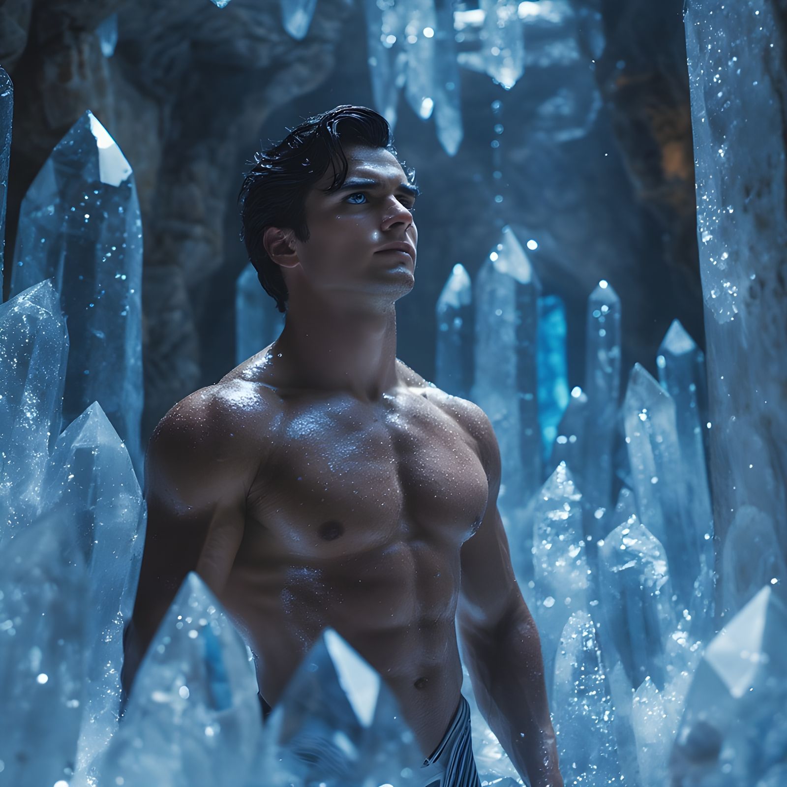 Kal-El in Fortress of Solitude