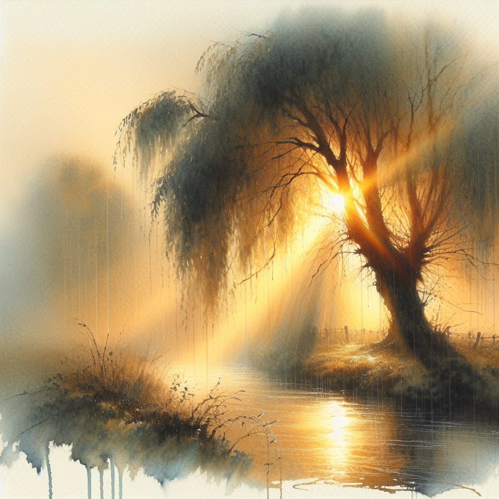 Light behind the weeping  by @CardinalBiggles