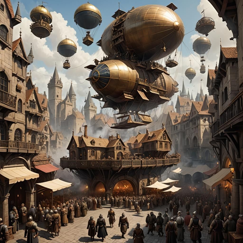 Steampunk Airship