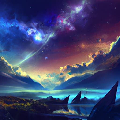 star night - AI Generated Artwork - NightCafe Creator