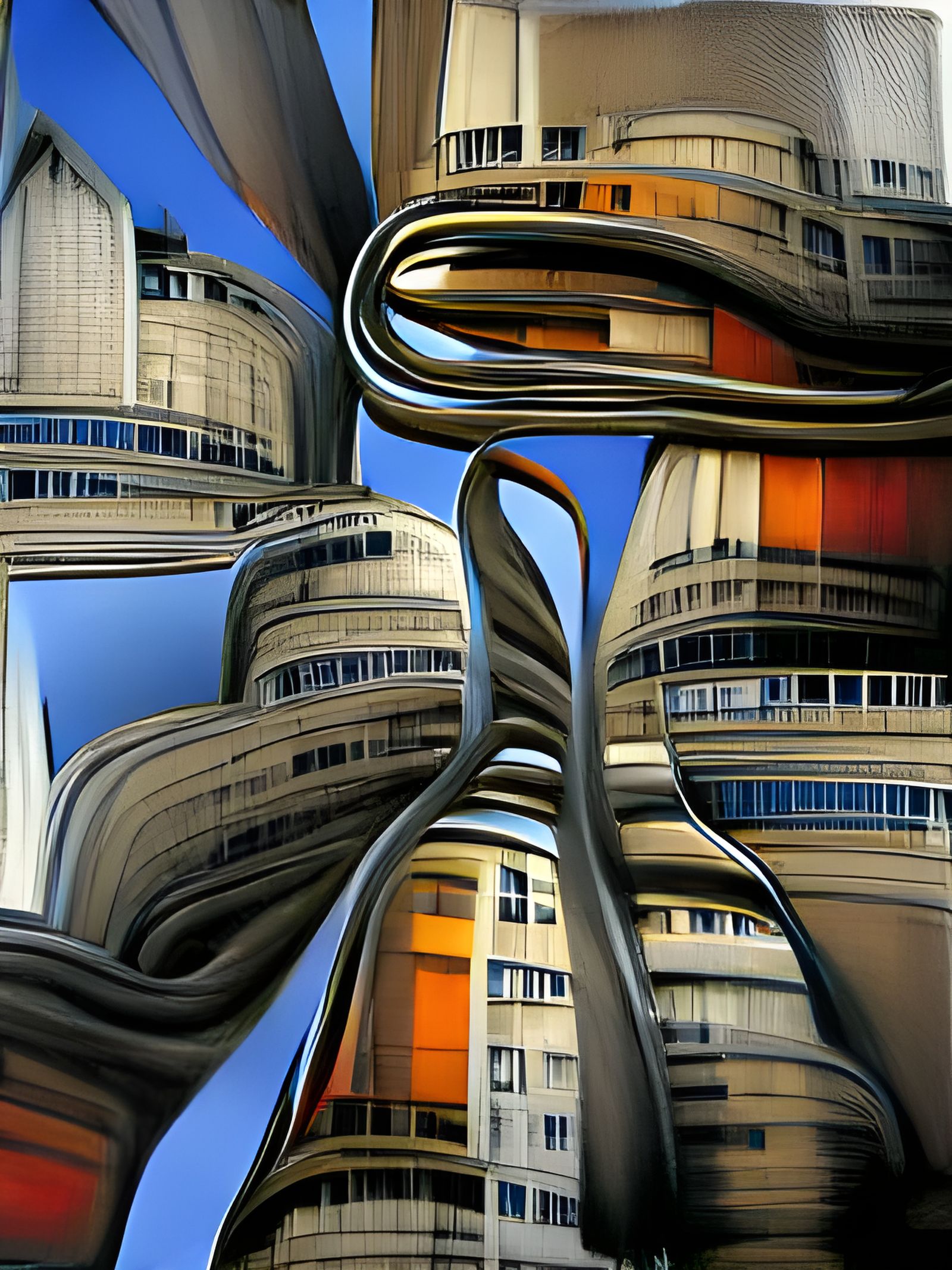 Twisting skyscrapers Erik Desmazières