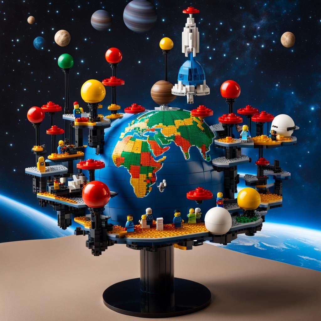 Lego Model of the Multiverse 