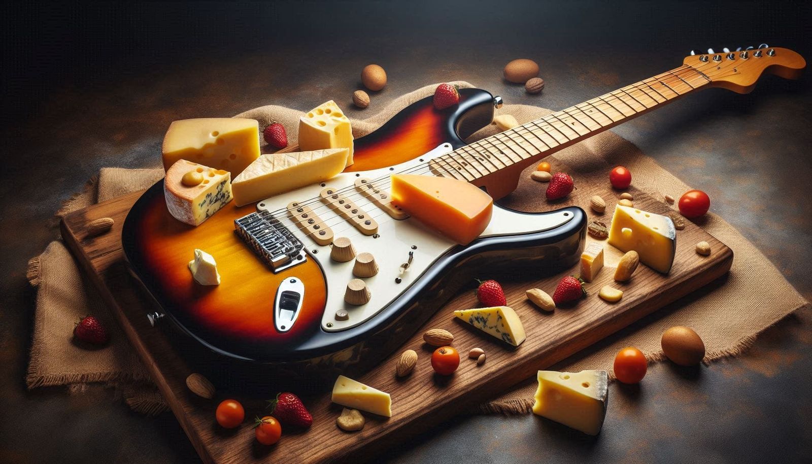 That's a stupid way to use an electric guitar!