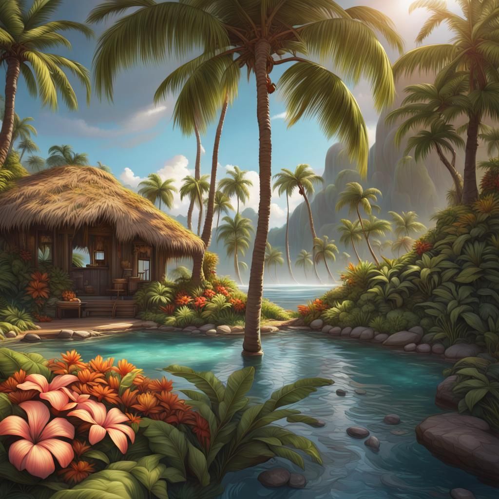 The Dream Island  by @Gwin-the-Elf