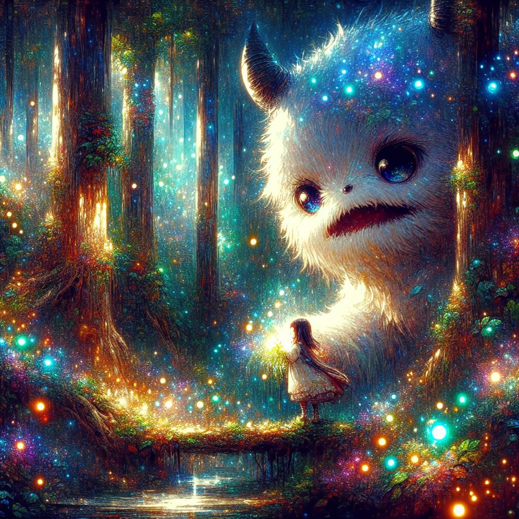 The Princess and Her Gentle Giant  by @AK