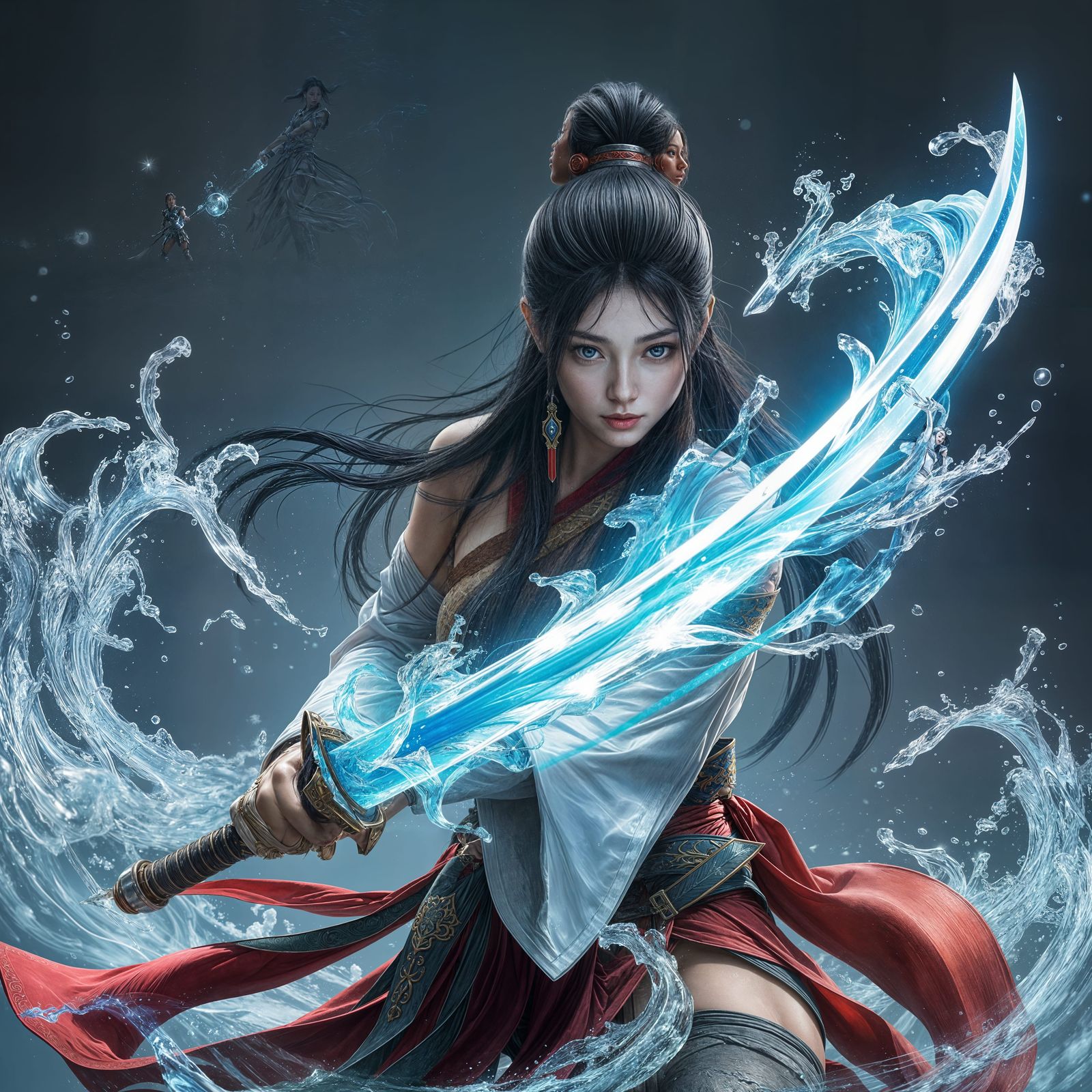 Water Sword  by @Soft Soul