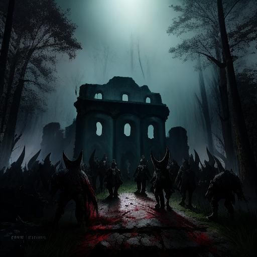 Special Forces Retreat from Vampire Horde in 3D