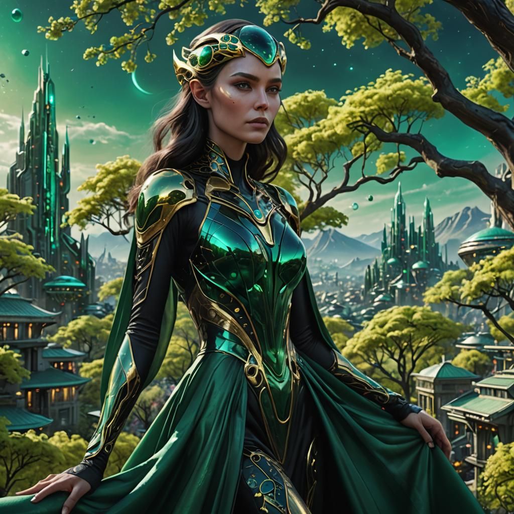 Beauties of the Space Colonies XXXI  by @Coragon