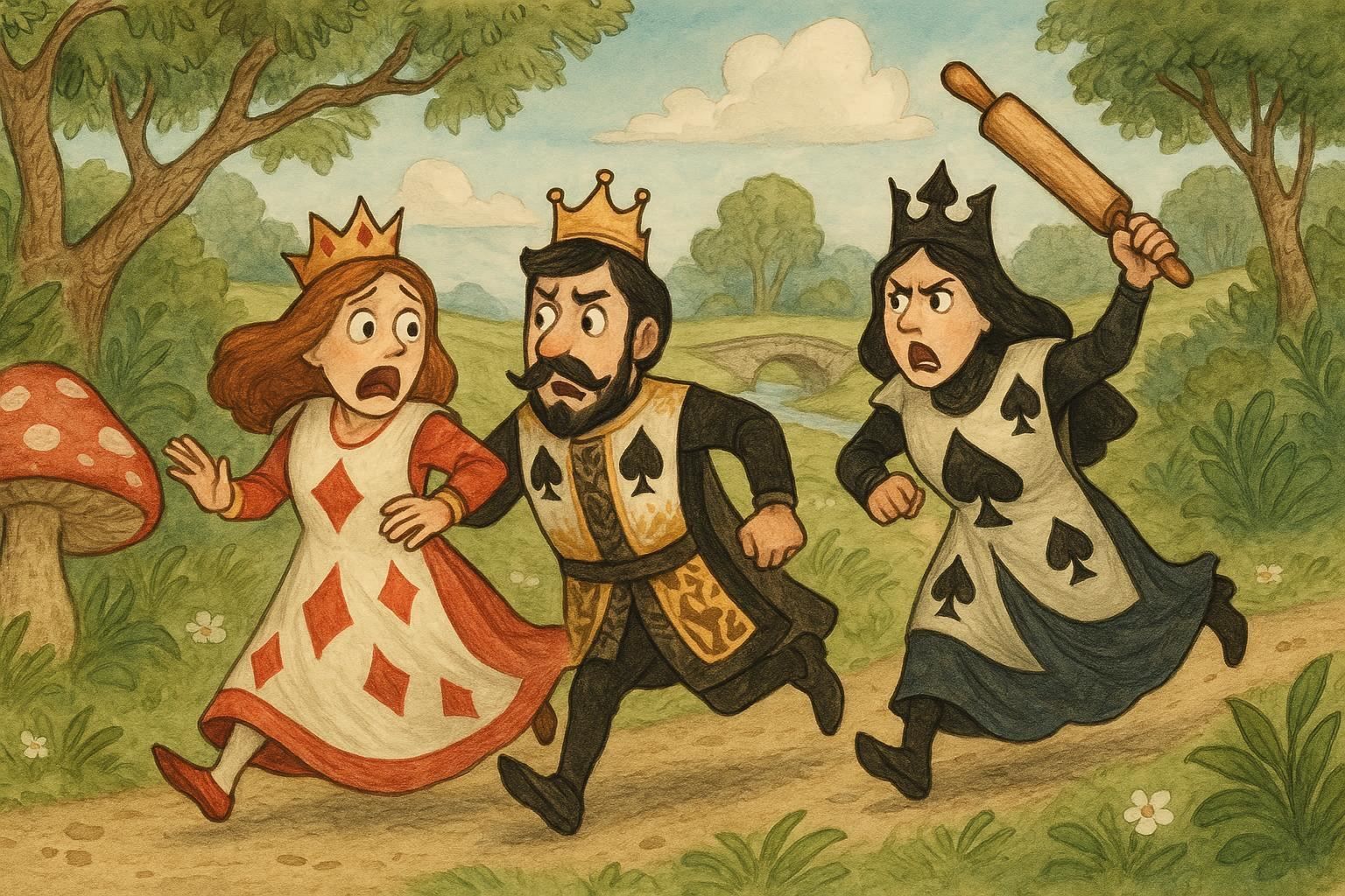 Caught in the very act