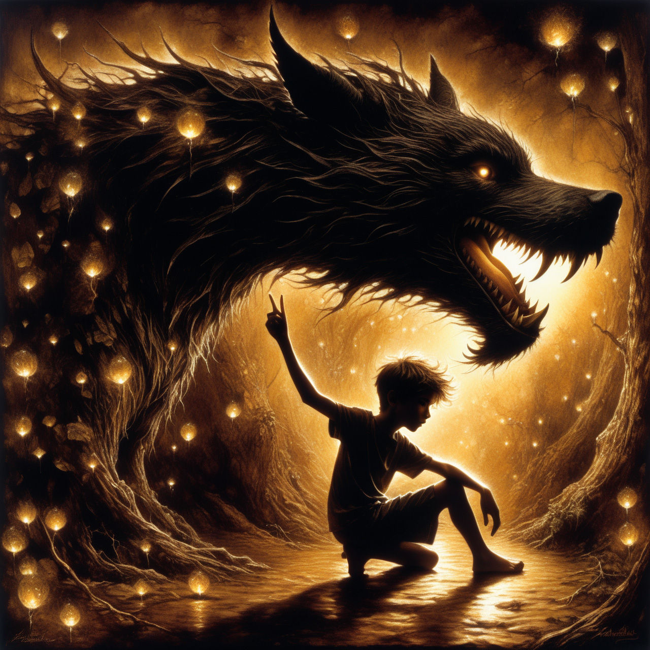 “Yes, run! I don't know how much longer I can hold back my Lupus!” (2/2)