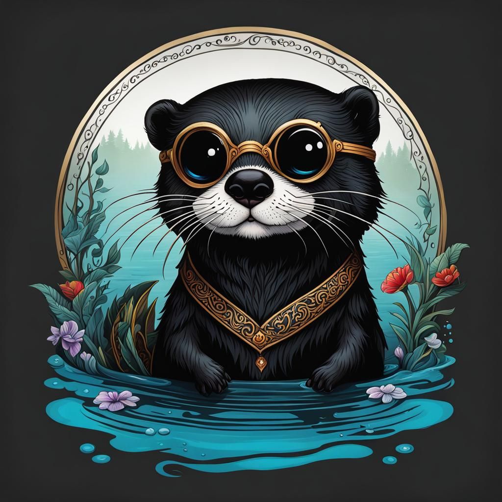 Steampunk otter