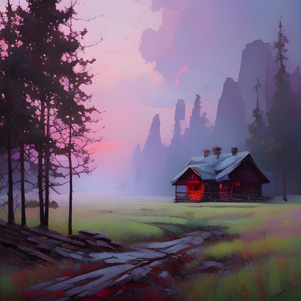 hunting-cabin-ai-generated-artwork-nightcafe-creator