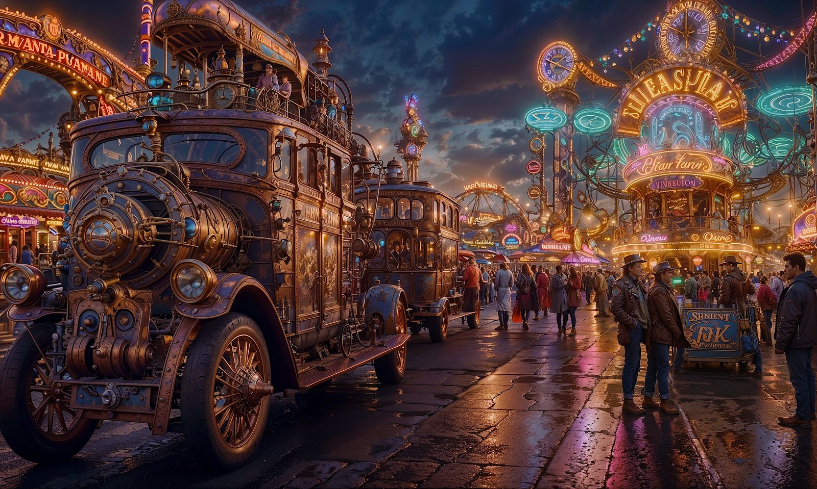 Exploring the fantastic attractions of an amusement park - Oldies Goldies #45