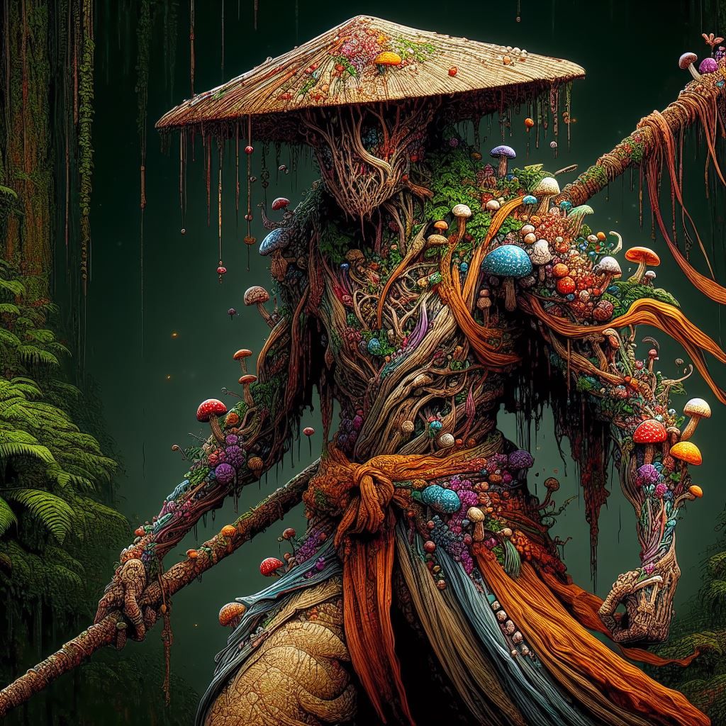 Surface Myconid Samurai Warrior