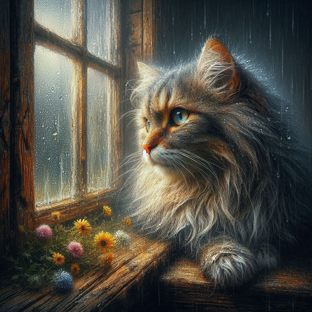 Too Bad... It's Raining 😁😸😸