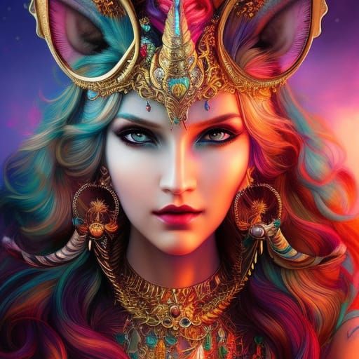 Unicorn Queen - AI Generated Artwork - NightCafe Creator