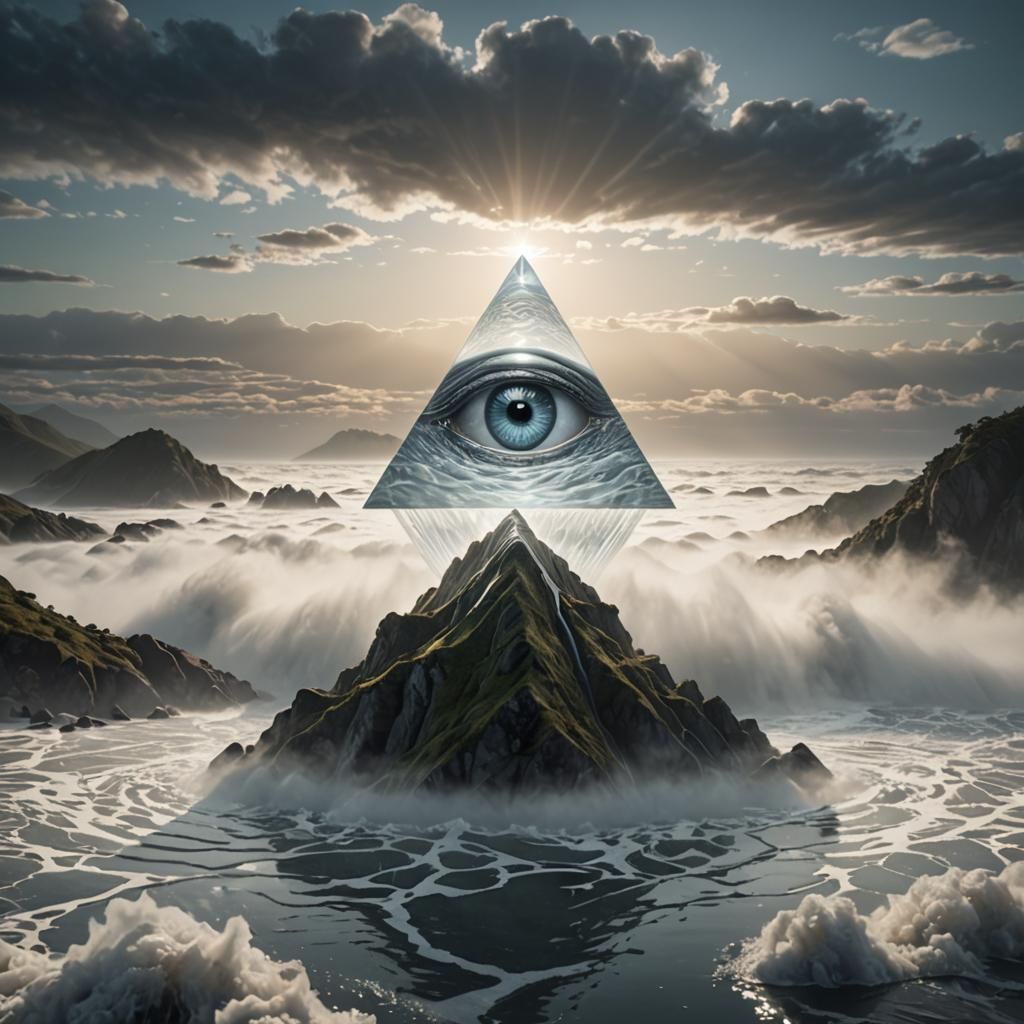 A captivating 3D render that showcases a mesmerizing optical...