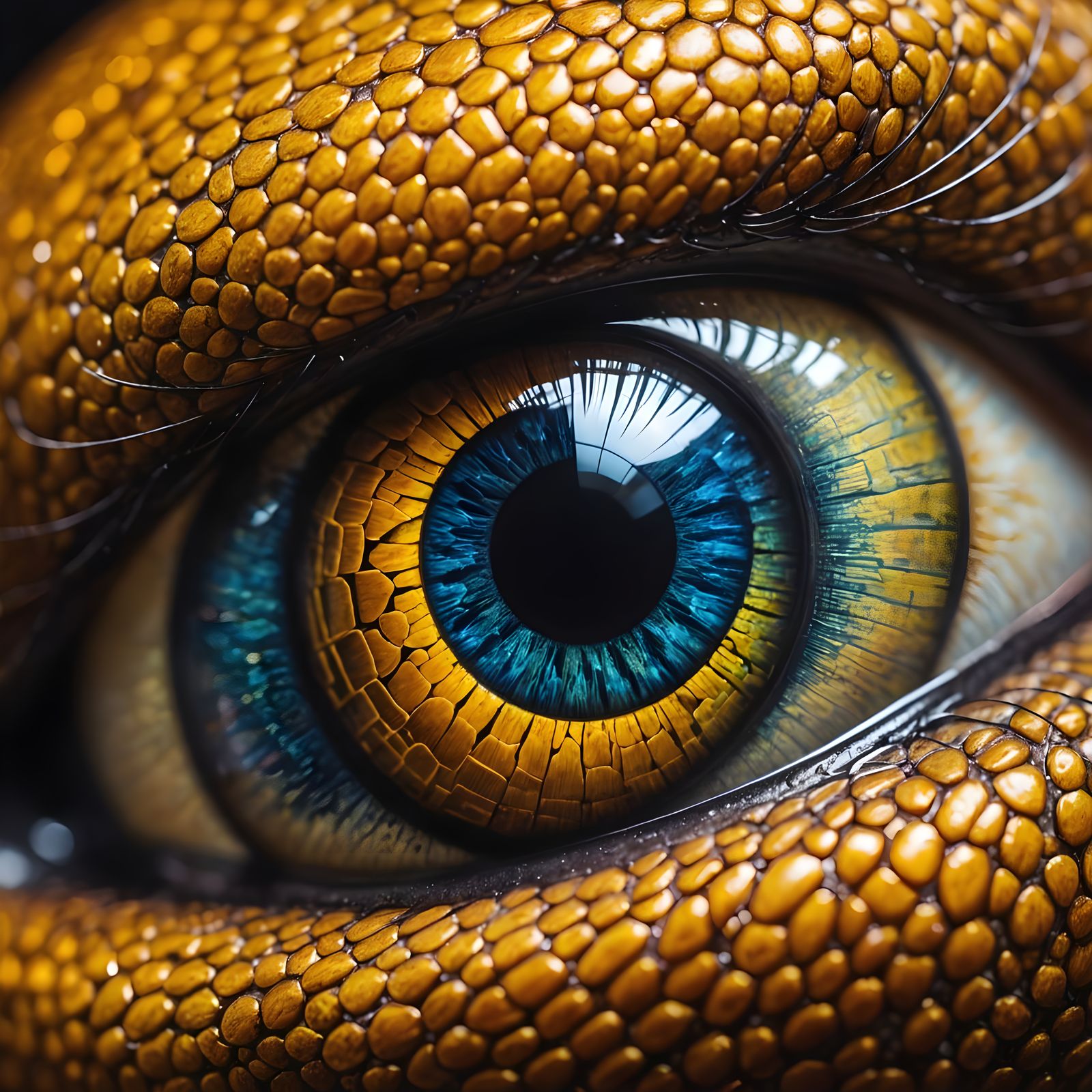 Macro Cobra Eye  by @Stalean