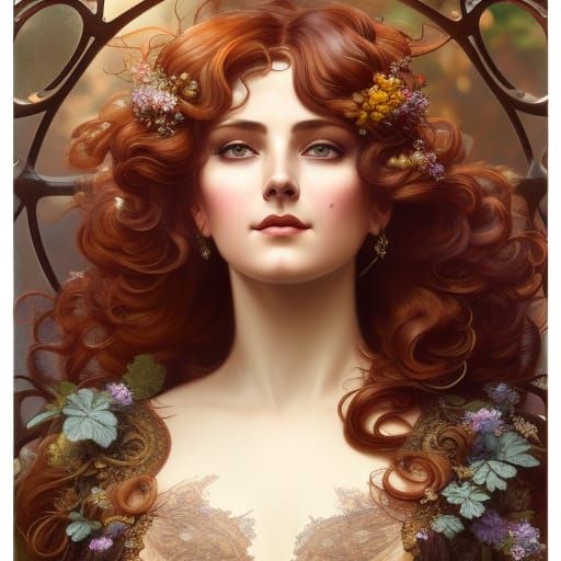 Auburn Druid  by @Moonlily