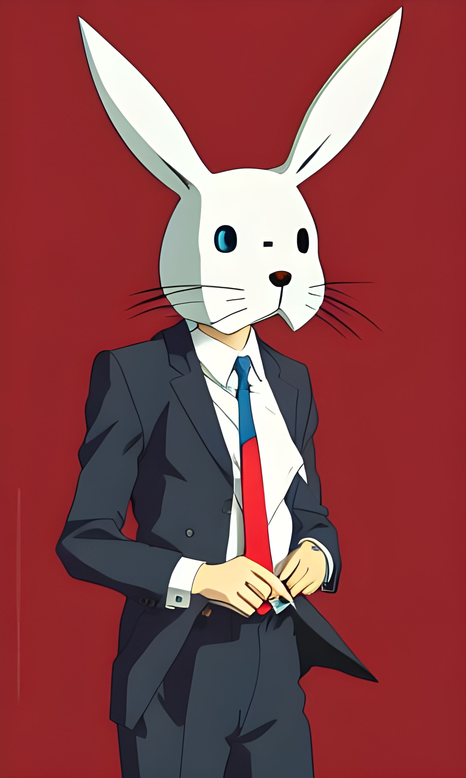 Bunny Business Ver. 2 AI Generated Artwork NightCafe Creator