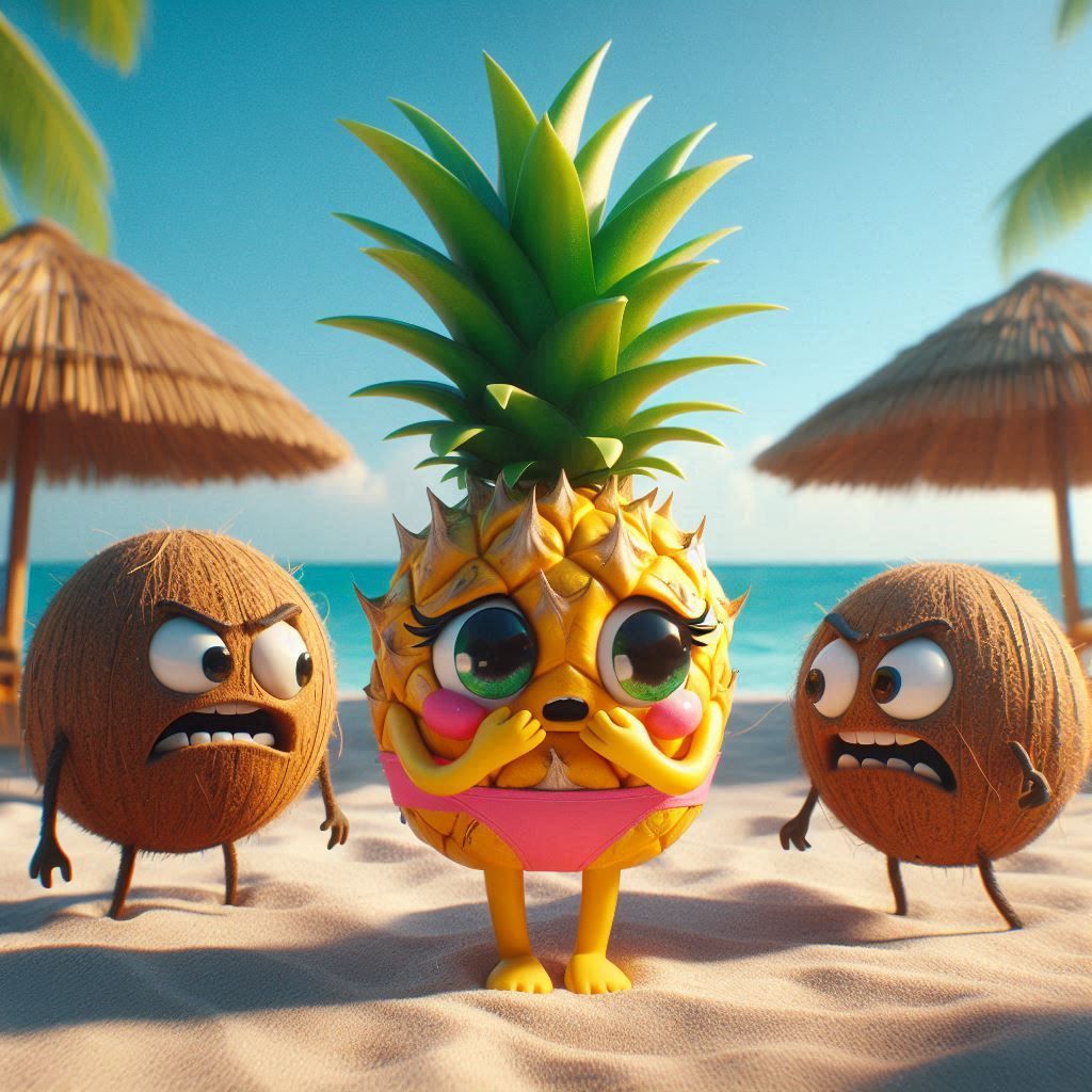 The beach of Fruit people