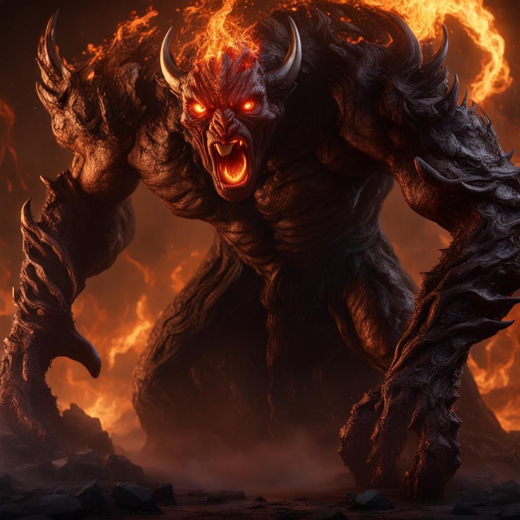 Lord of he rings balrog - AI Generated Artwork - NightCafe Creator