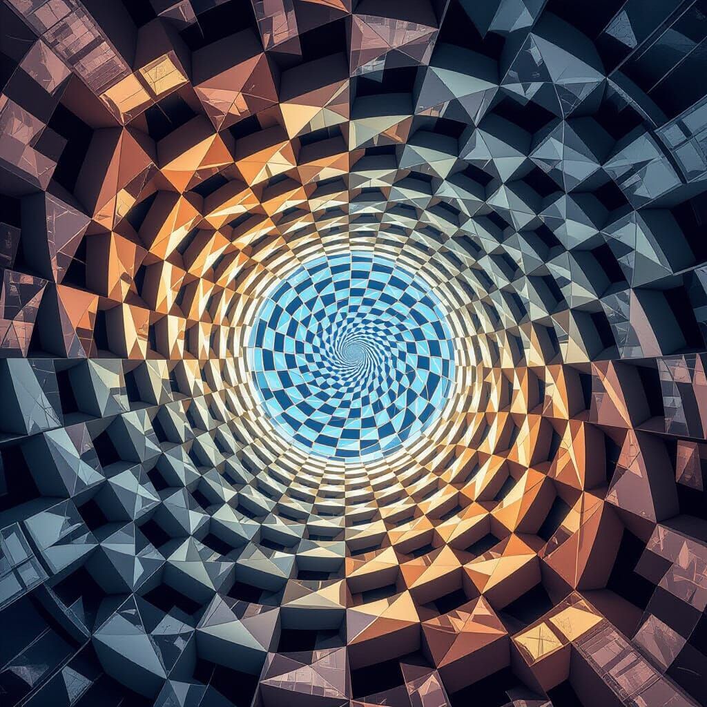 Vertigo Art. Create something that gives a sense of height, imbalance, or visual tension. In AI art it’s ...  by @LordSamourai