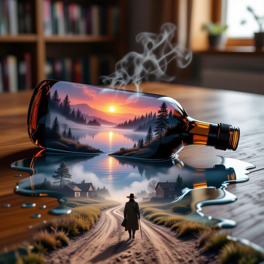 Spilled dreams  by @Elena