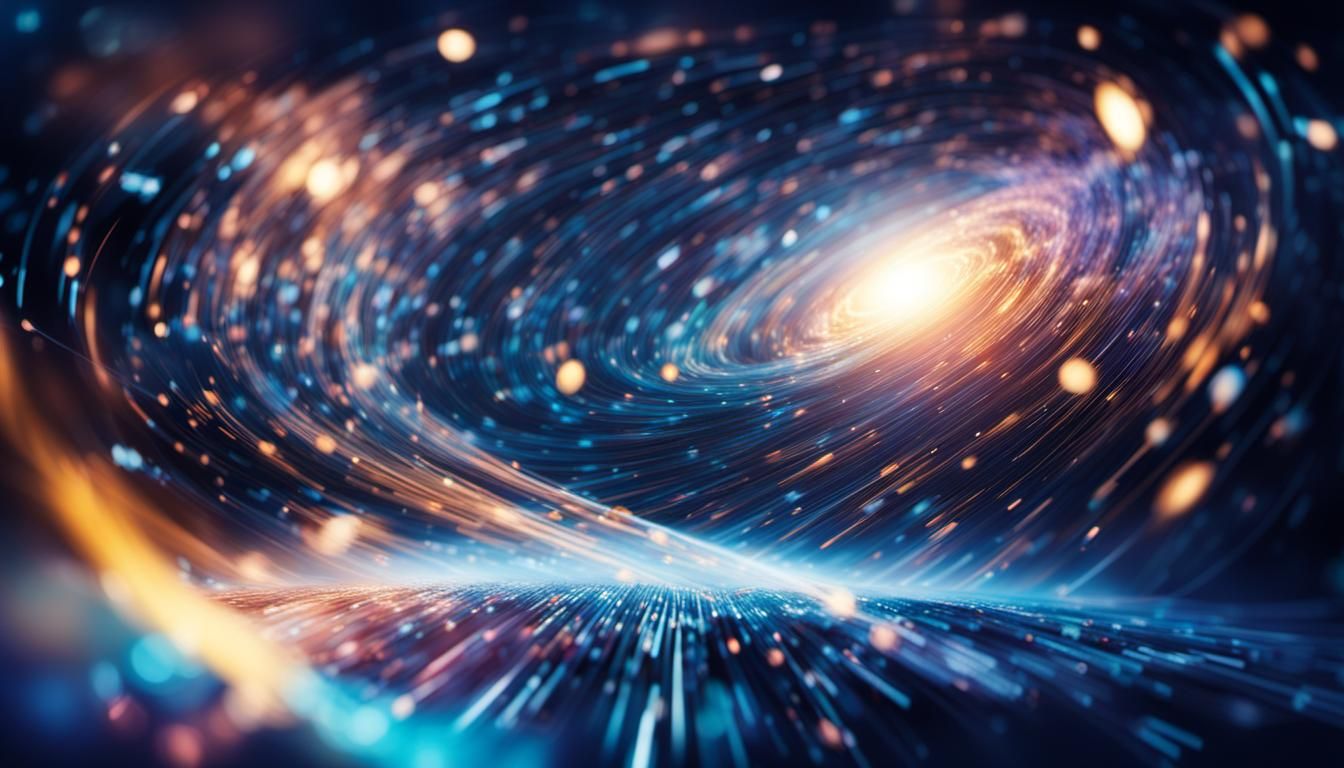 Scientific theory about the universe being a simulation, gli...