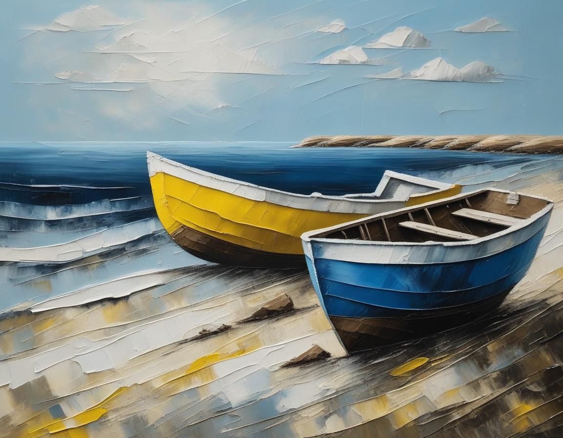 Boats on the shore