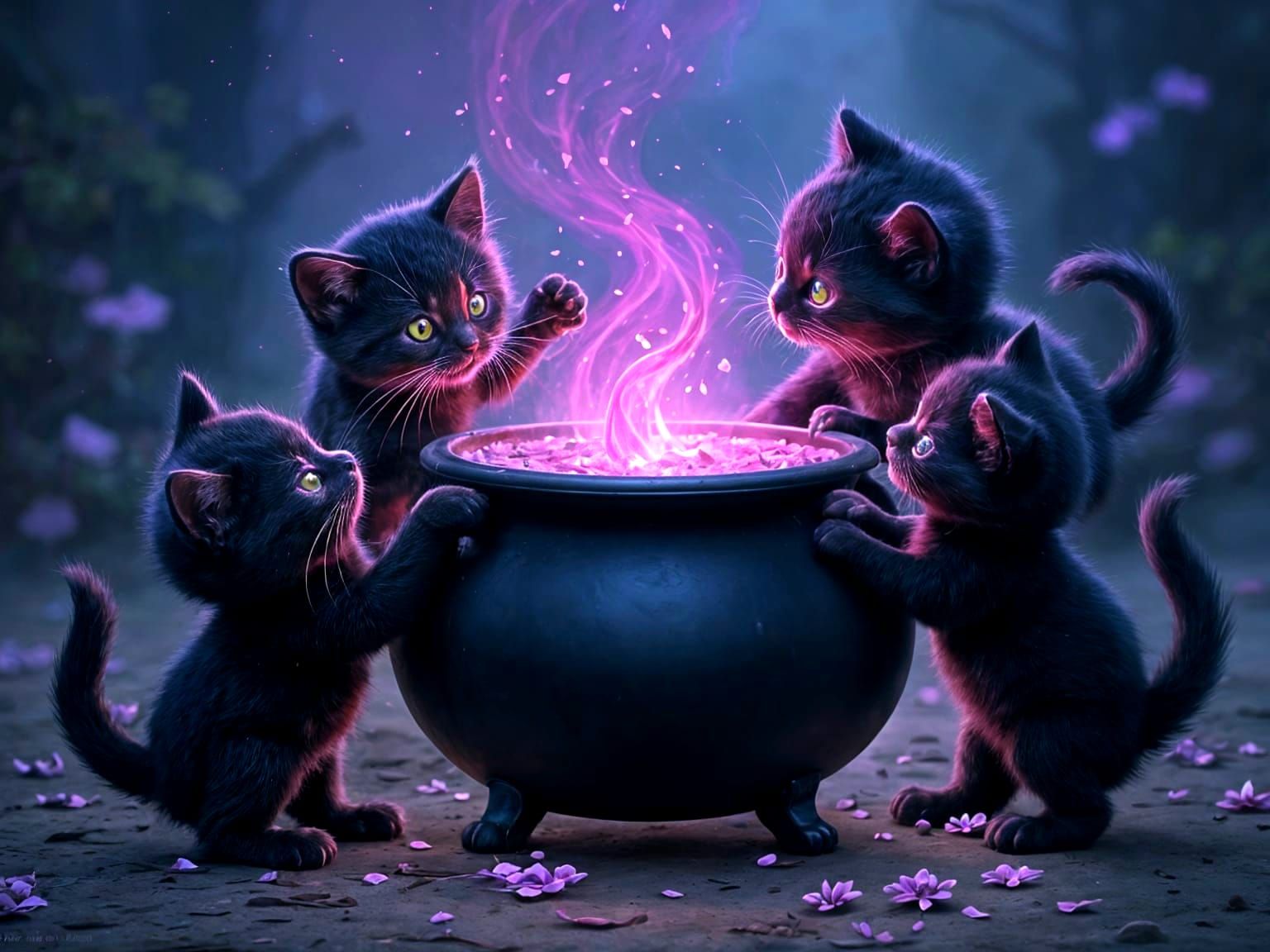 Witch's Kittens