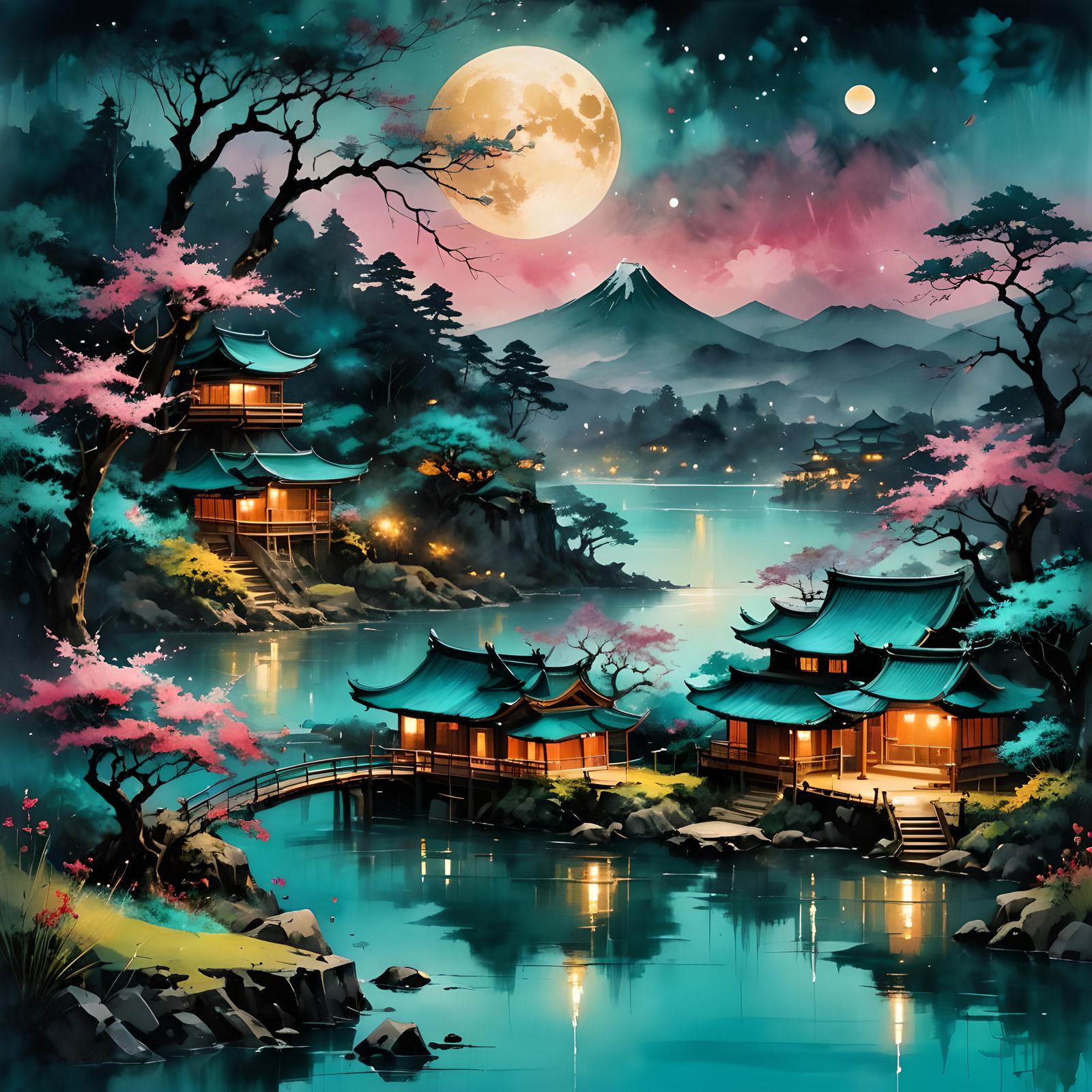Epic Japanese village   by @S Ibrahim