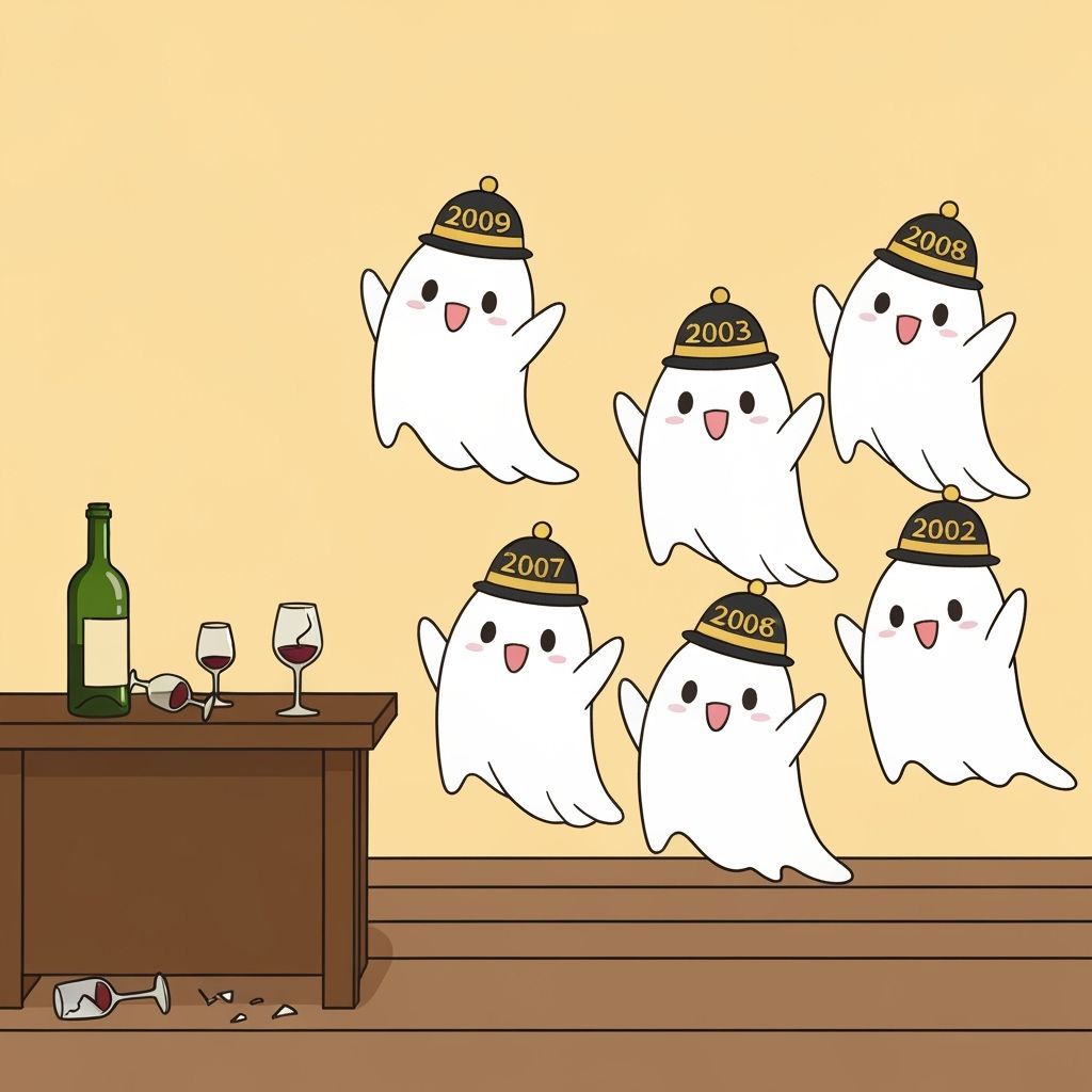add different years on each ghost hat - Start Image 1